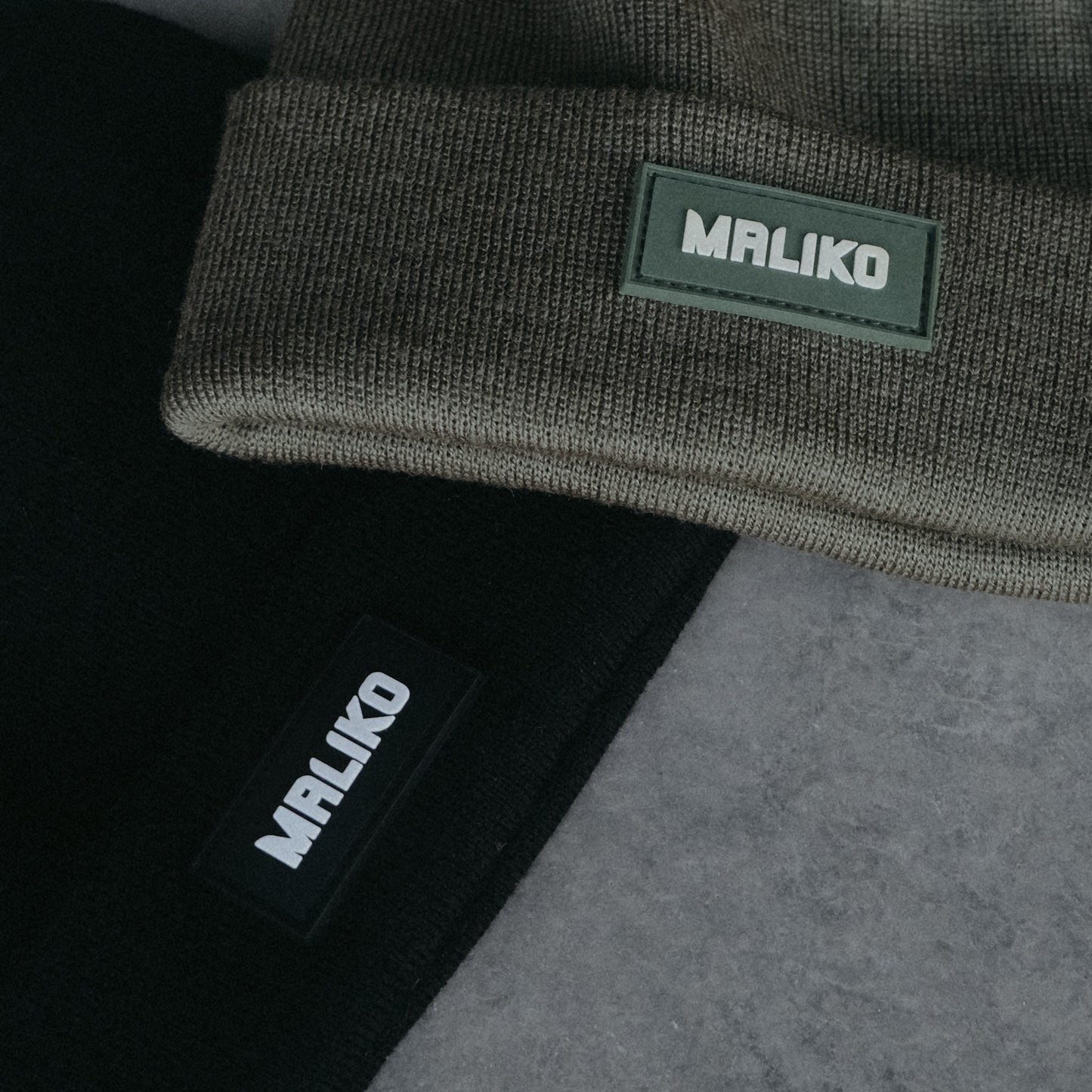 Khaki Logo Beanie